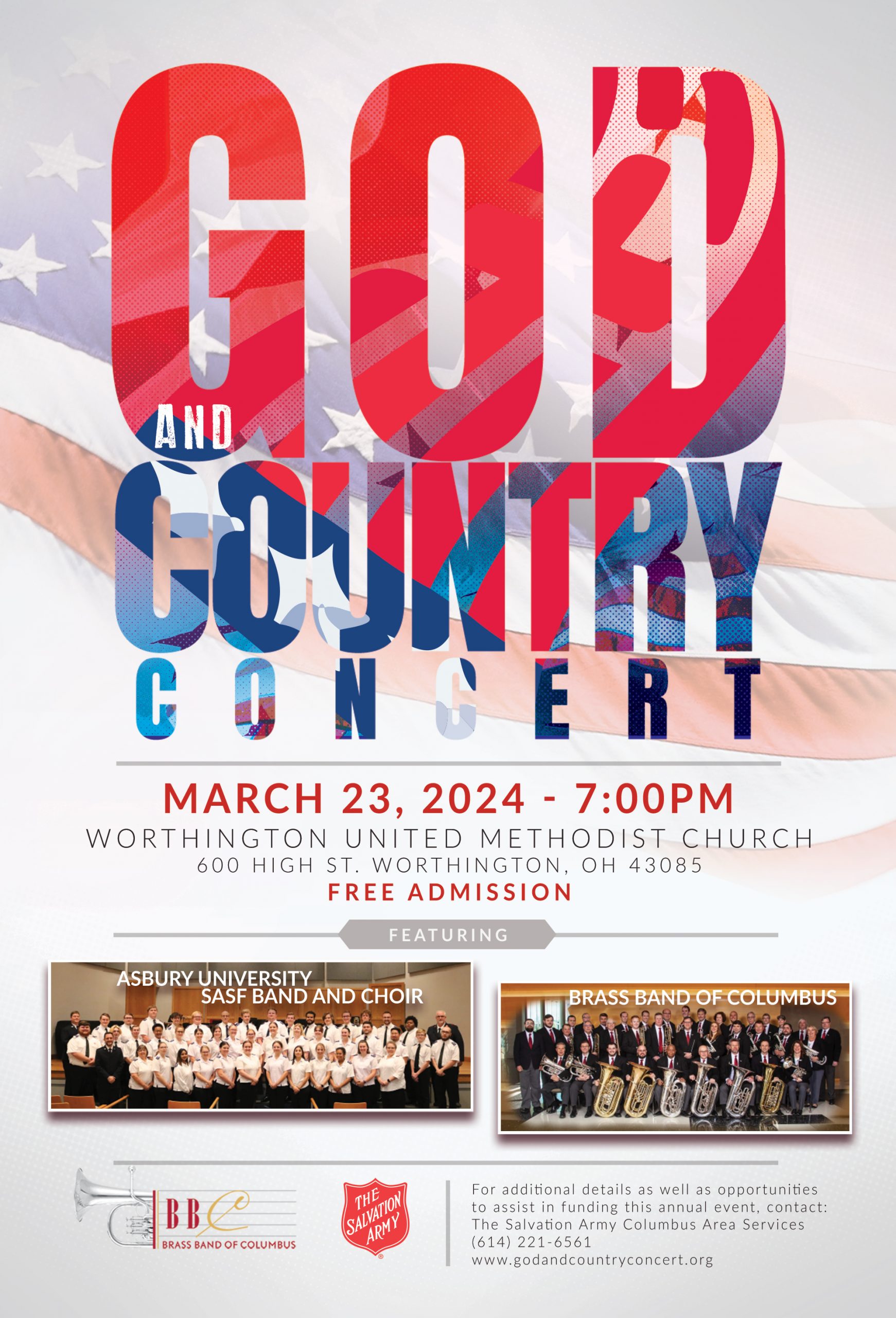 2024 God and Country Concert Poster